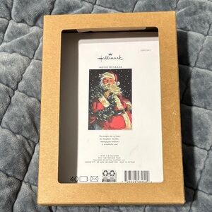 Hallmark Christmas Cards with Red Santa Illustration